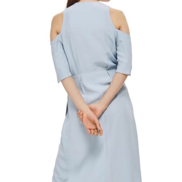 Topshop Wrap Midi Dress - Picture 2 of 8